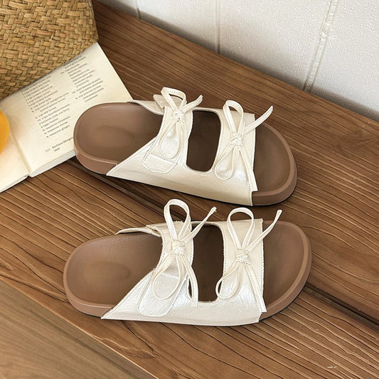 Boken Cool Slippers For Women's Summer Outdoor Wear, New French Style Super Popular And Beautiful Fashion Casual Flat Bottom Straight Drag