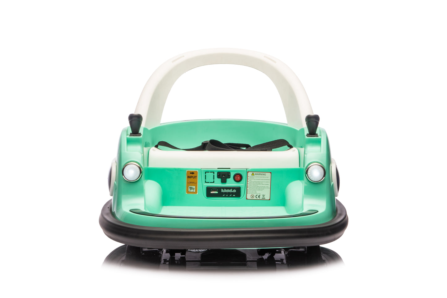 12V Ride On Bumper Car For Kids,electric Car For Kids,1.5-5 Years Old,W Remote Control, LED Lights, Bluetooth  360 Degree Spin, Vehicle Body With Anti-collision Padding Five-point Safety Belt,2wd