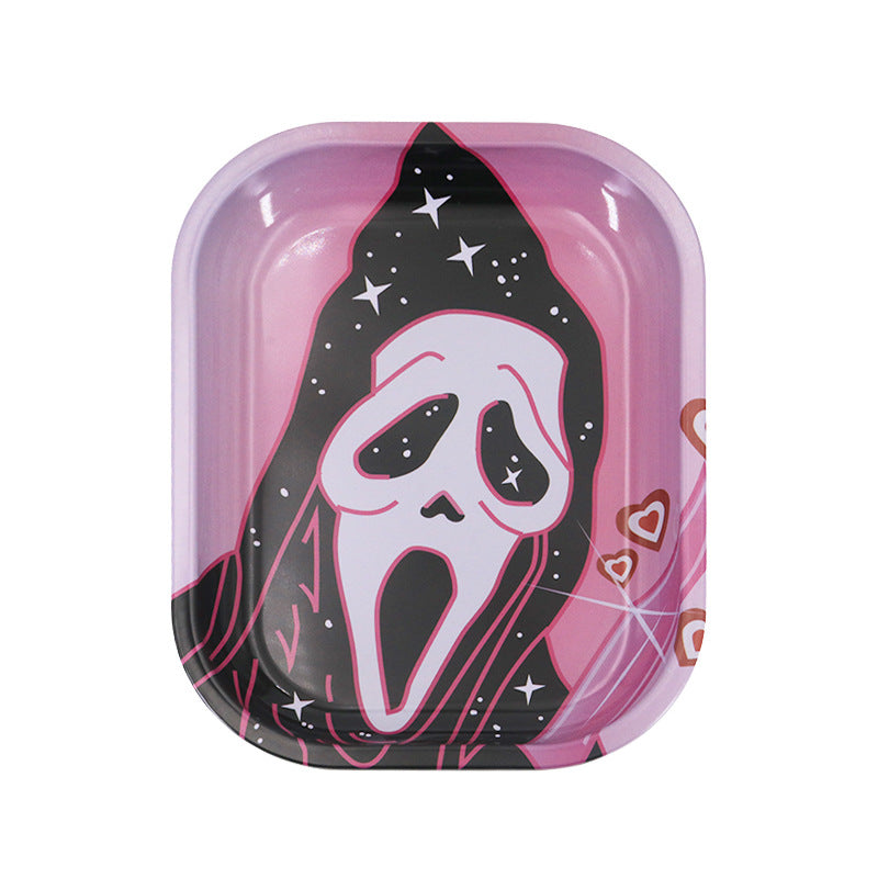 Storage Cigarette Tray Metal Smoking Set Accessories