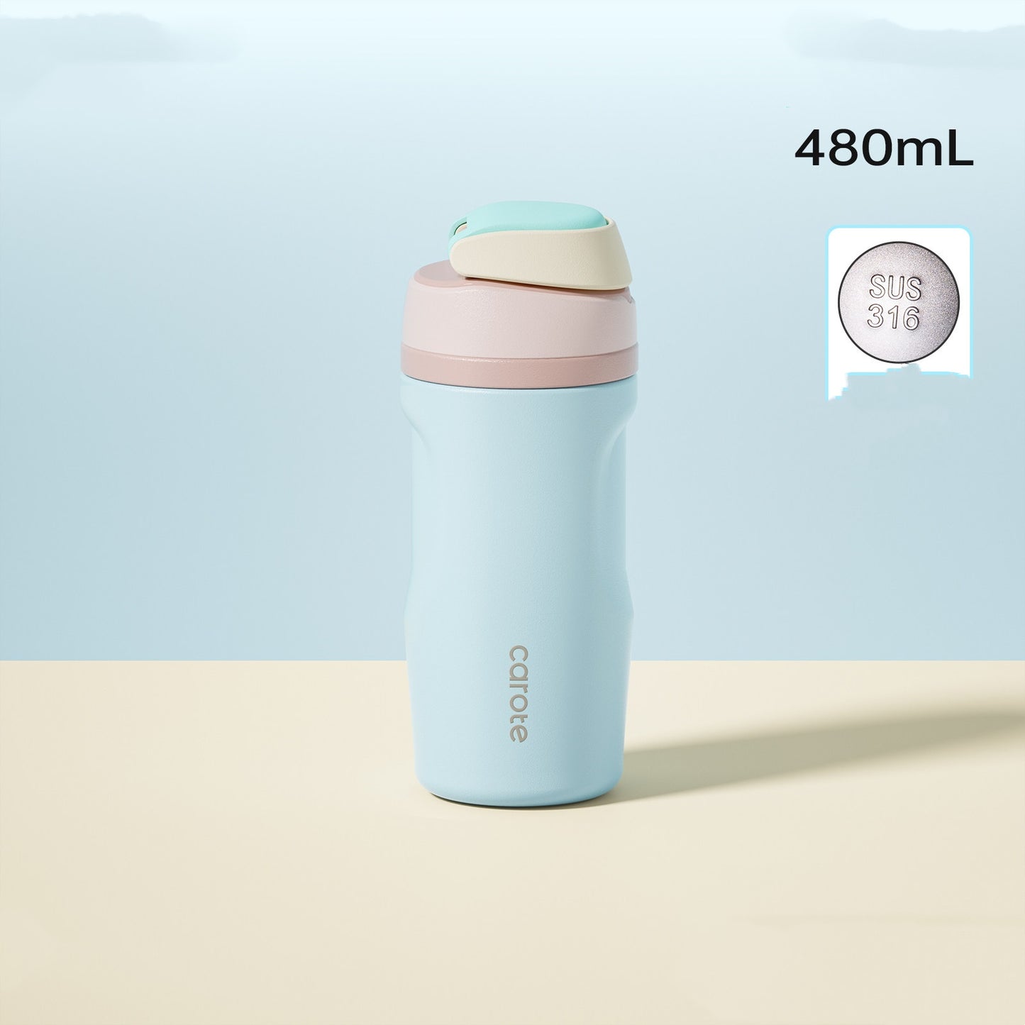 Stainless Steel Large-capacity Insulated Sports Bottle, New Model