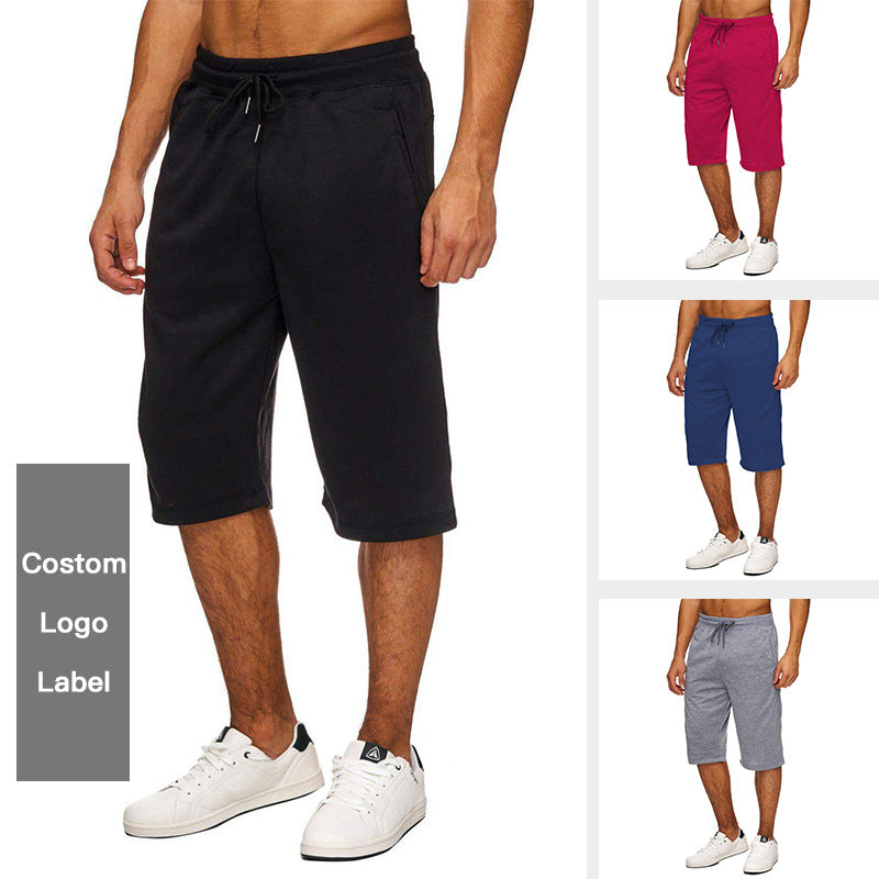 Cross-border Hot Selling 2024 New Men's Loose Straight Capri Pants Plus Size Casual Outdoor Hiking Sports Running Pants