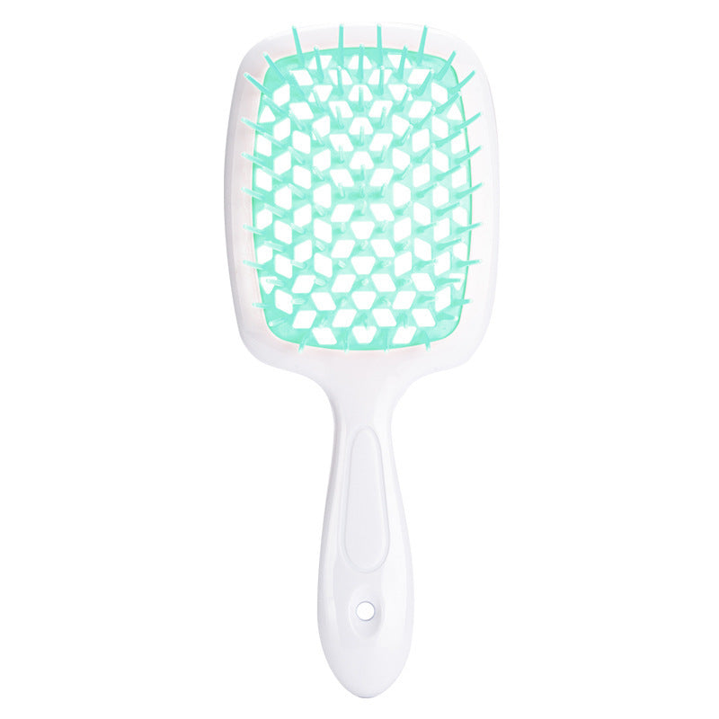 Detangling Comb With Hollow Design Doesnt Snag Hairsuitable For Both Curly And Straight Hair