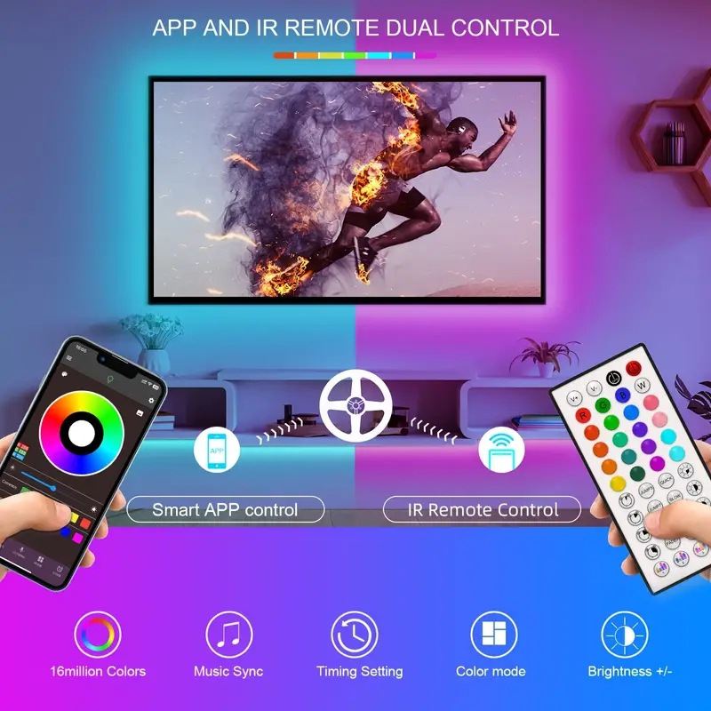 Bluetooth RGB Smart-Control LED Strip
