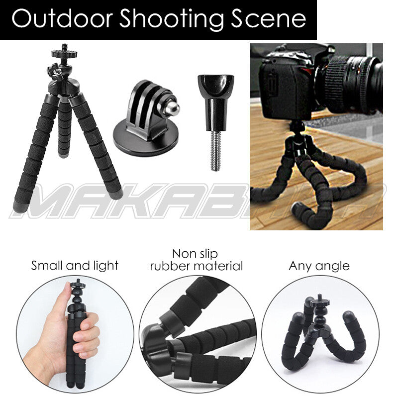 328 Go Pro Accessories Set Kit For G Opro Hero10 9 8 7 6 Monopod Head Chest Strap