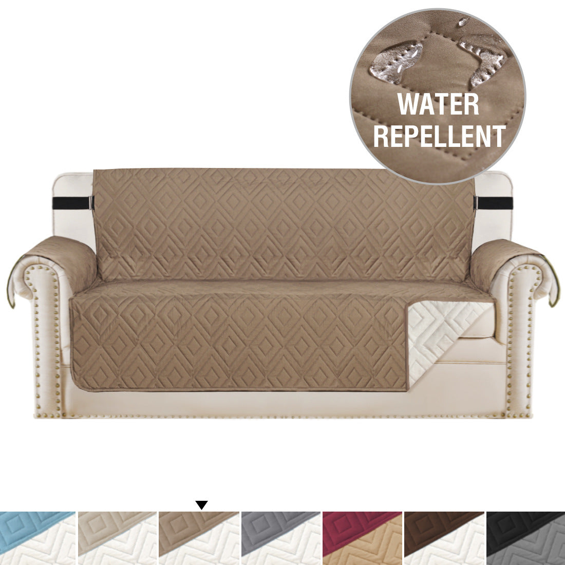 Recycled Grid Breathable Thickened Waterproof Pet Sofa Cushion