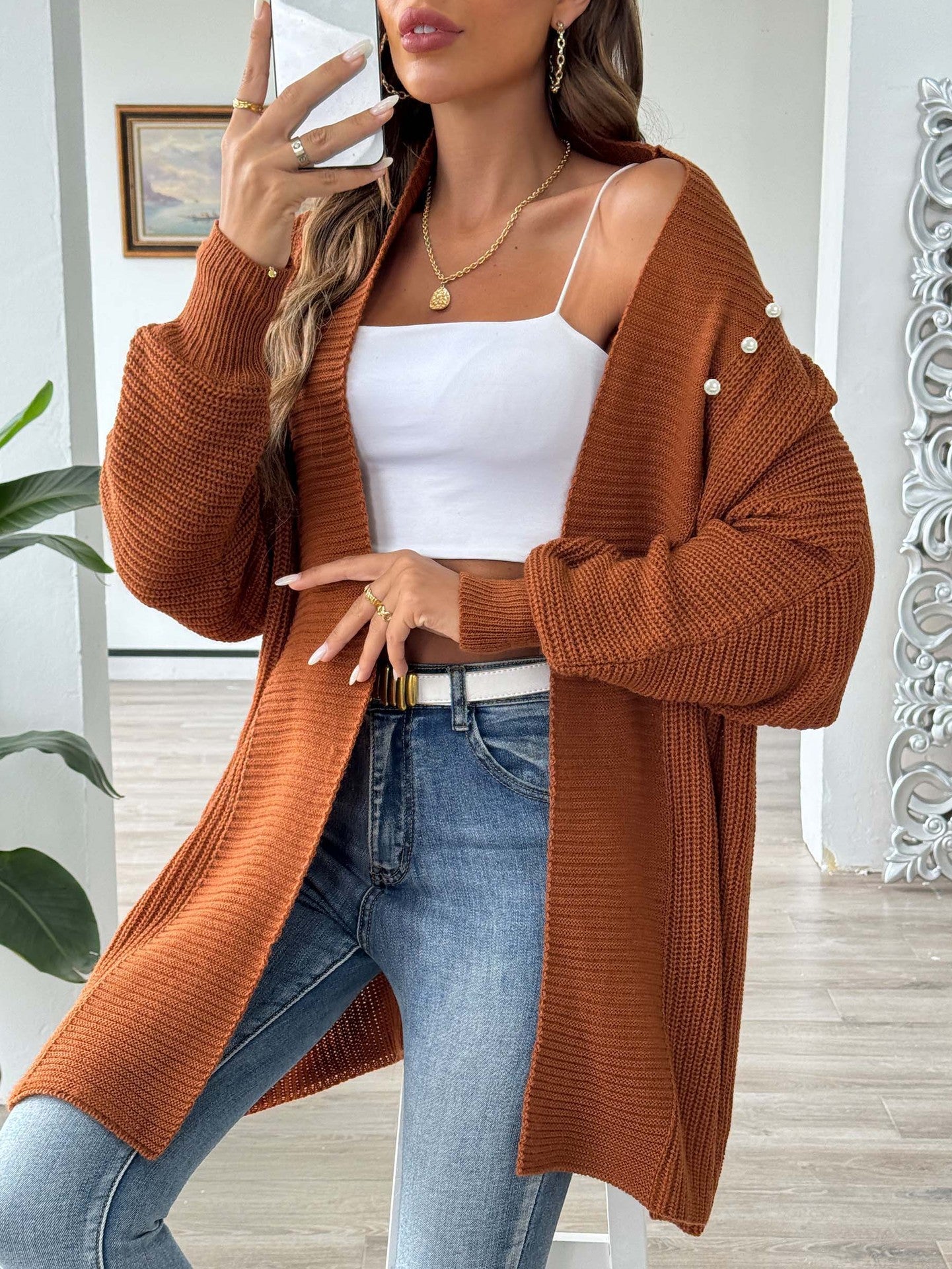 Women's Simple Fashion Loose Sweater Coat