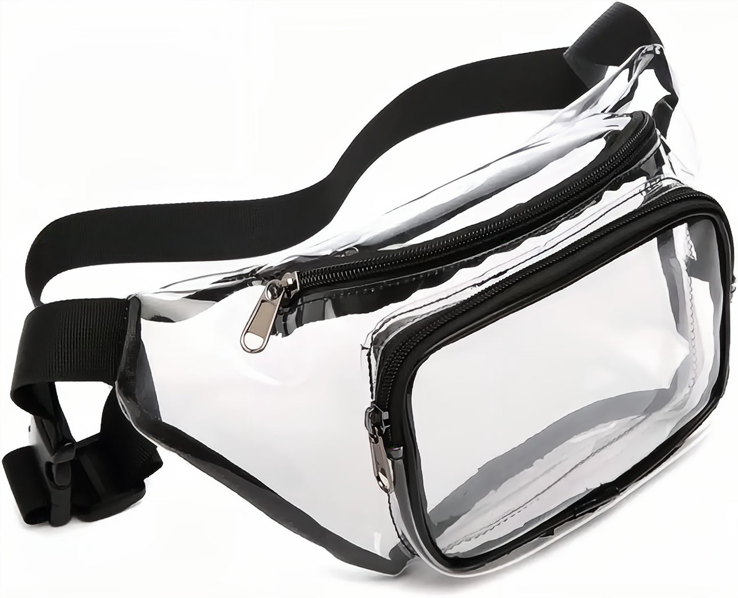 Eco-friendly Transparent PVC Waist Bag Outdoor Sports Crossbody Bag