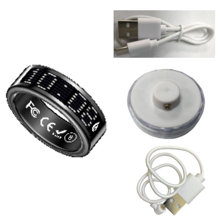 Smart Ring With Display For Counting, Heart Rate, Blood Oxygen, Pressure, Sleep, And Exercise Monitoring, Smart Bracelet For The Middle East