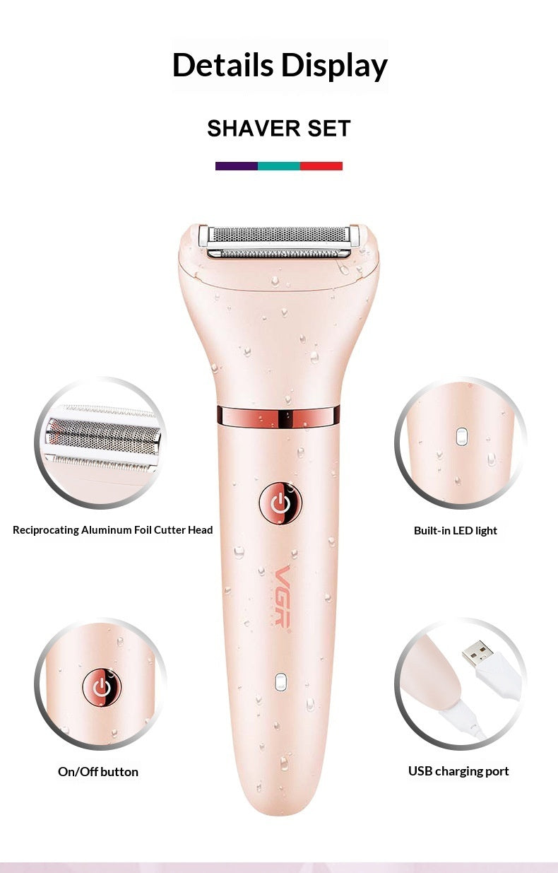 Multifunctional 3-in-1 Womens Hair Remover Fully Washable