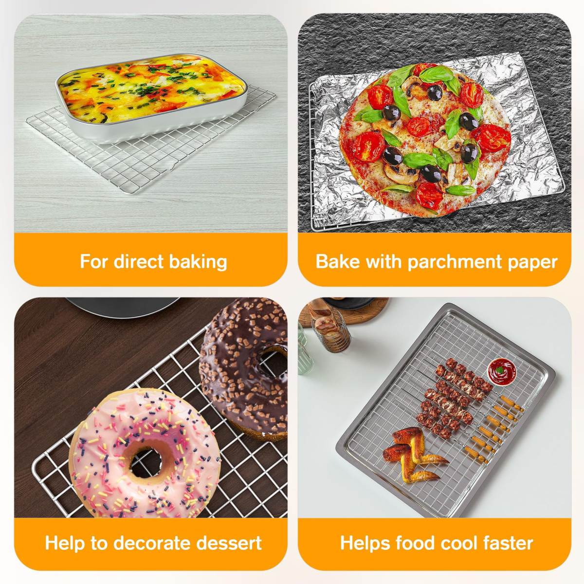 Cooling Racks Are Suitable For Cooking And Baking