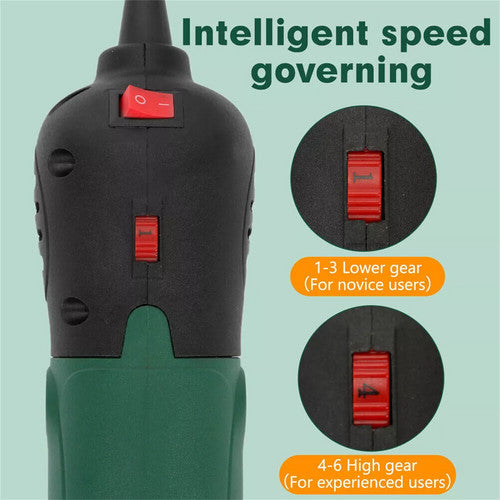690W Electric Sheep Shears 2400R-Min 6 Speed Grooming Kit With 8 Grids Heat AU