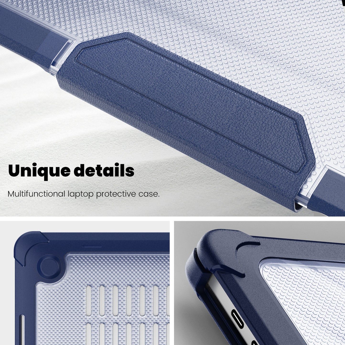 Air13 Laptop Case Transparent Frosted Cooling Bracket Anti-fall Shell