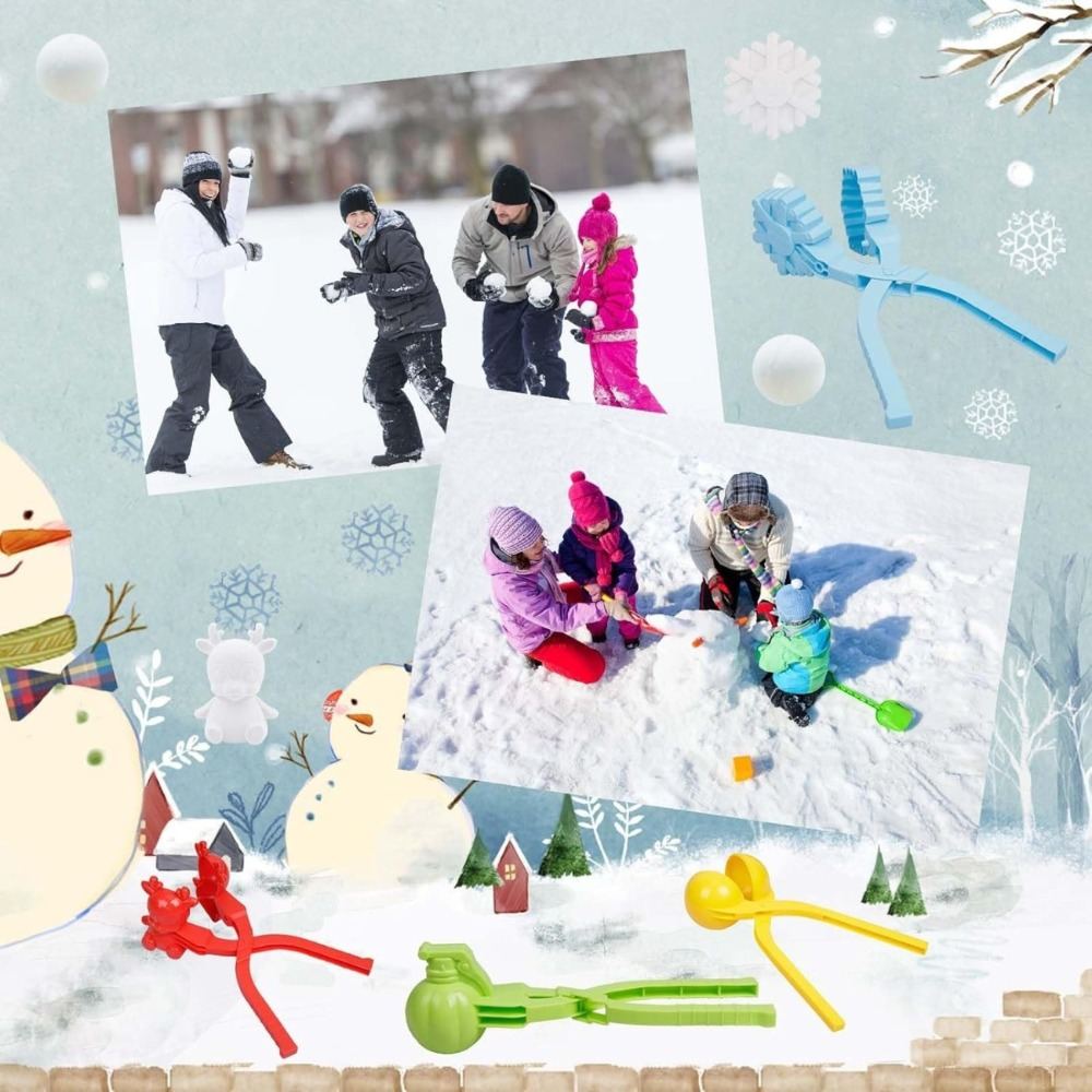 Multi-Piece Party Gift Sets, 12-Piece Snowball Maker—Perfect For Winter Fun, Easy To Use, And Great For Garden Decor—Ideal For Year-Round Activities