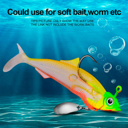 Jig Hook Soft Fish Counterweight Avoid Hanging Bottom Fishing Accessories