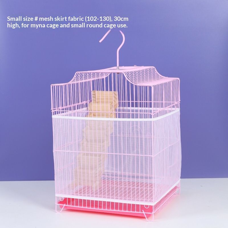 Bird Cage Splash Shield For Preventing Food Spilling