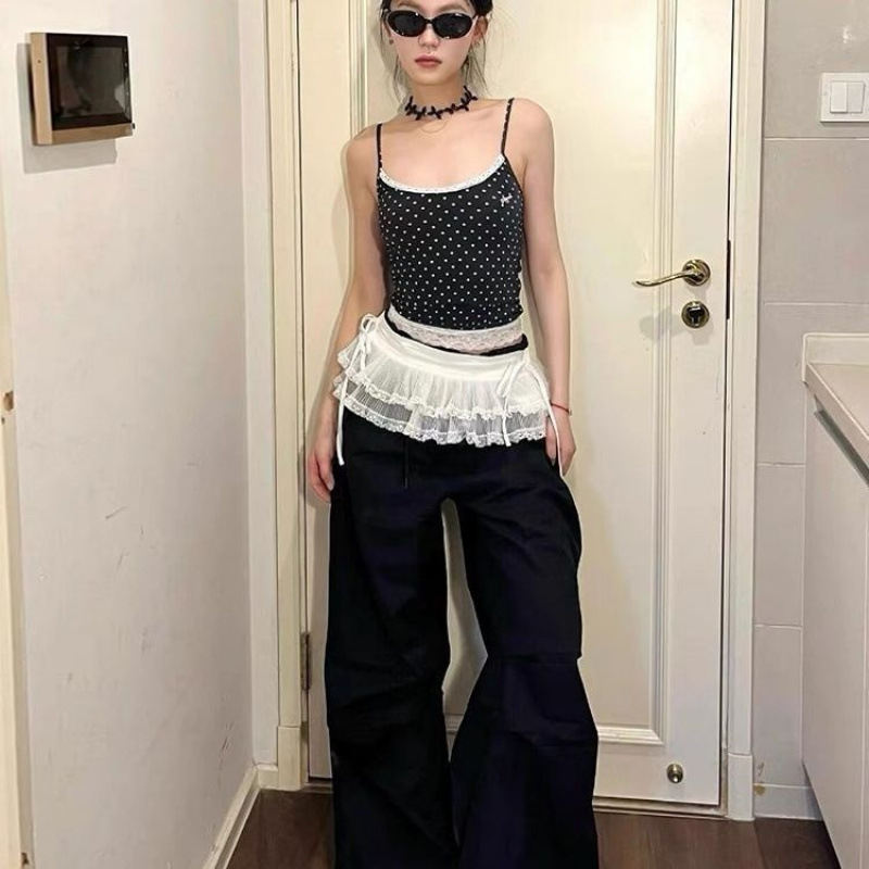 Korean-style Lace Layered Skirt For Women