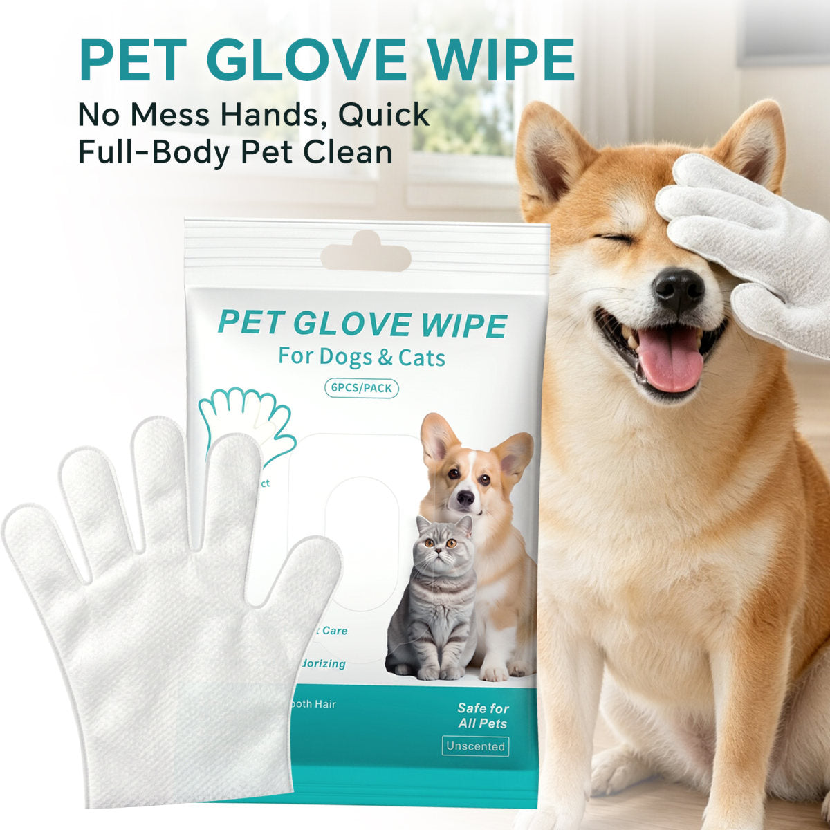 Only Self Pickup---Pet Cleaning Set - 6-piece Pack