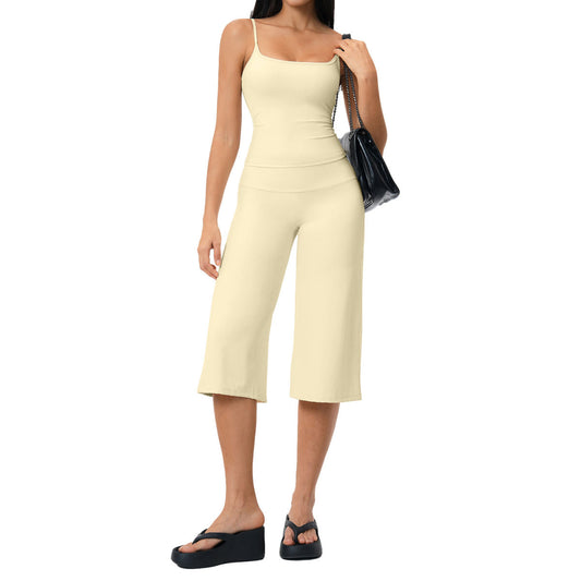 Brushed Yoga Womens High-End Sports Set