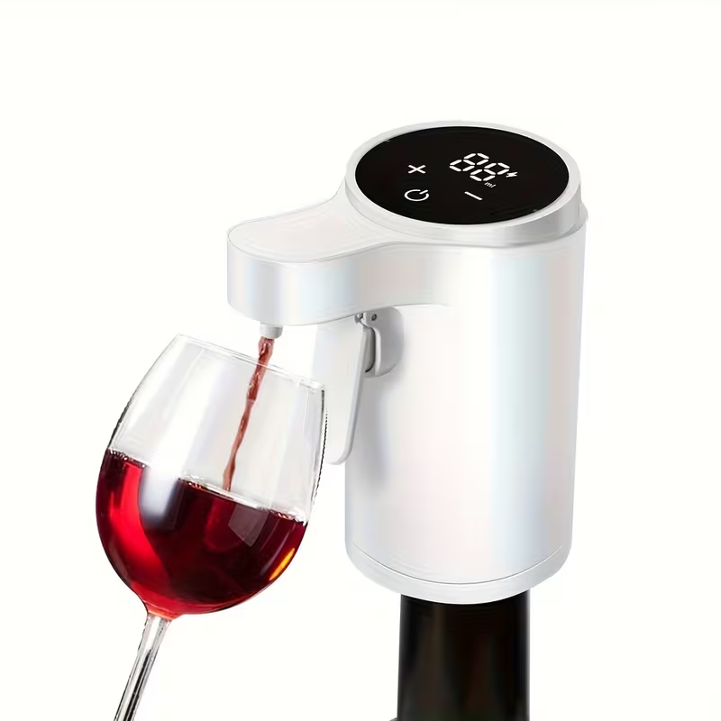 Automatic Electric Wine Dispenser Smart Sensor Touch Wine Decanter Pourer Home Restaurant Rechargeable Wine Pump Aerator