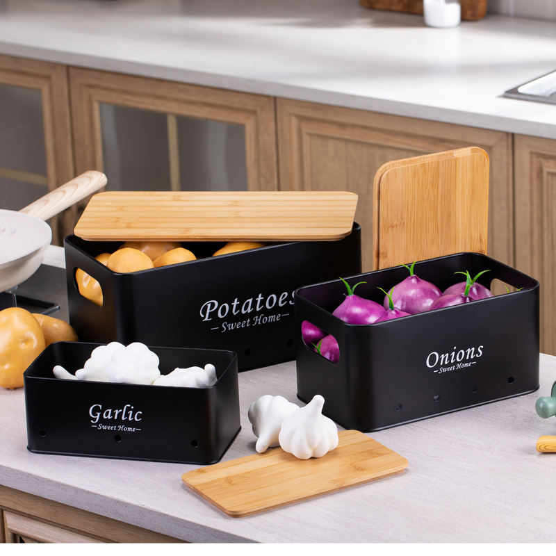 Stackable Metal Storage Cans For The Kitchen
