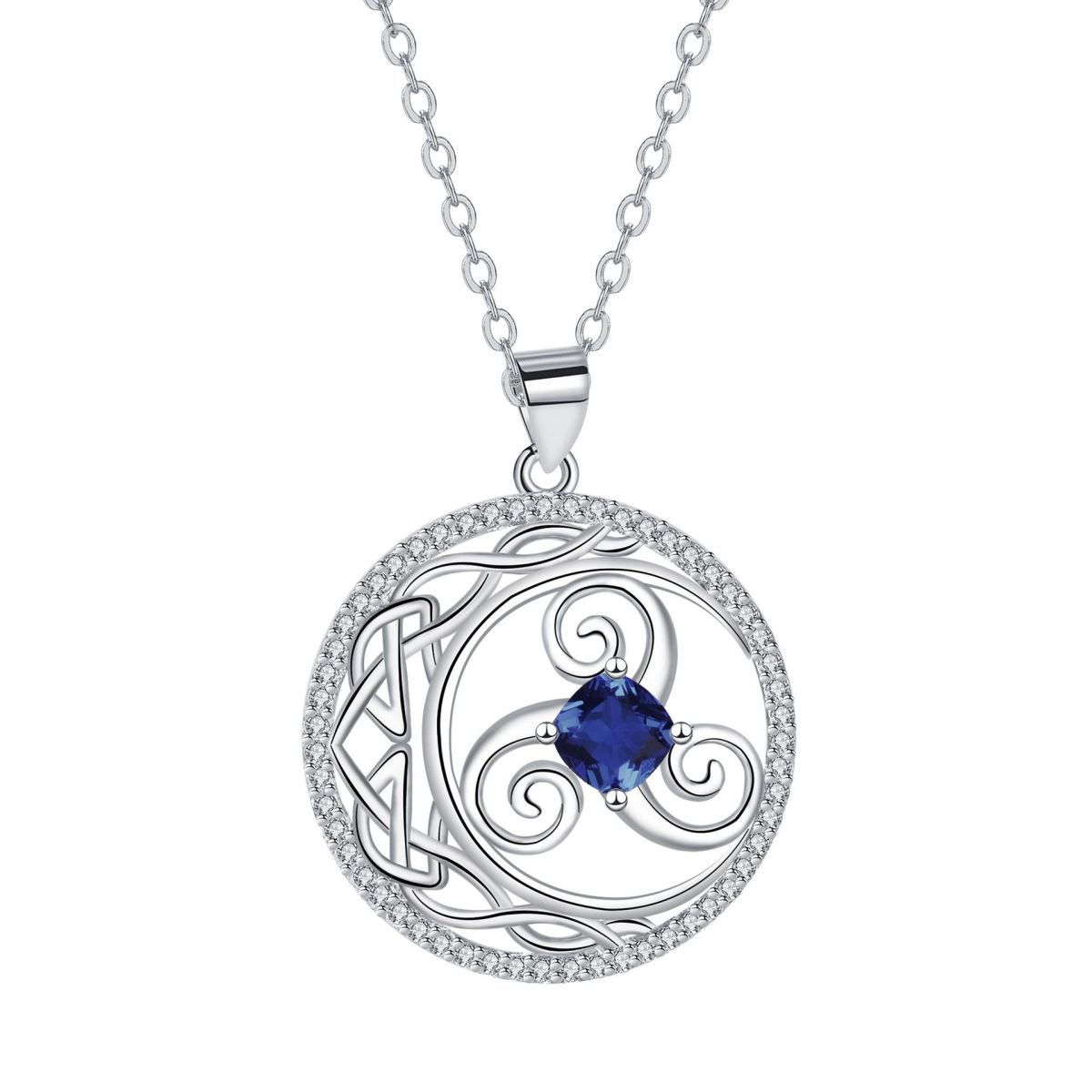 Women's Round Design Yoga Clavicle Chain Necklace