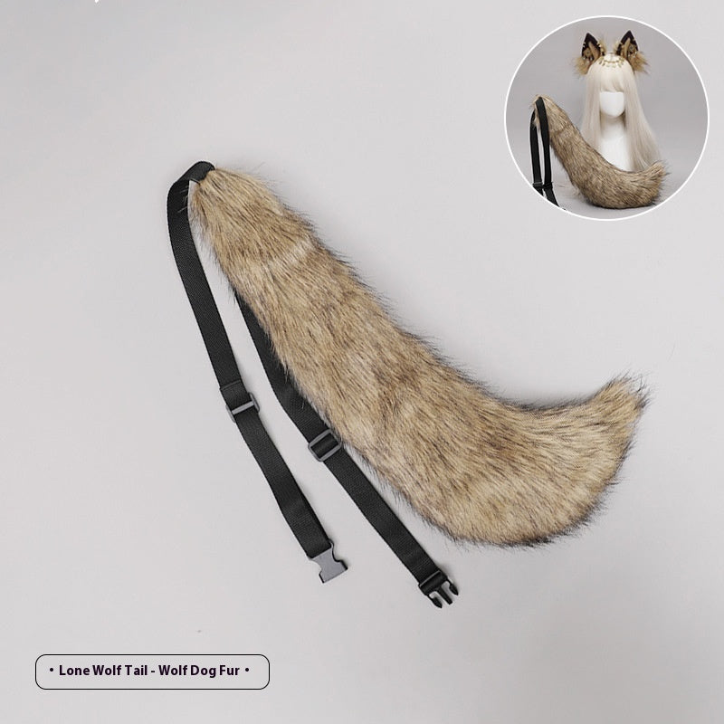 Tibetan Hair Accessories Exotic Wolf Ear Animal Ears Headband Bohemian Travel Photo Shooting Props