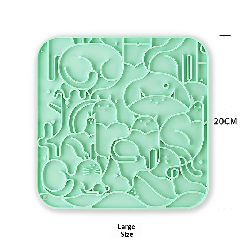 Cross-border New Silicone Pet Slow-Feeding Mat For Licking