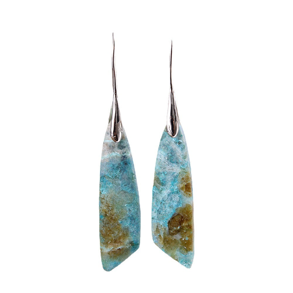 Phoenix Stone Earrings Copper Ear Accessories