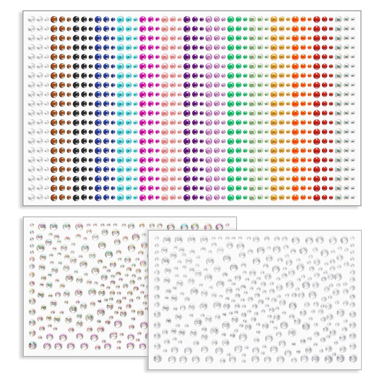 900 Starry Sky Makeup Diamond Stickers