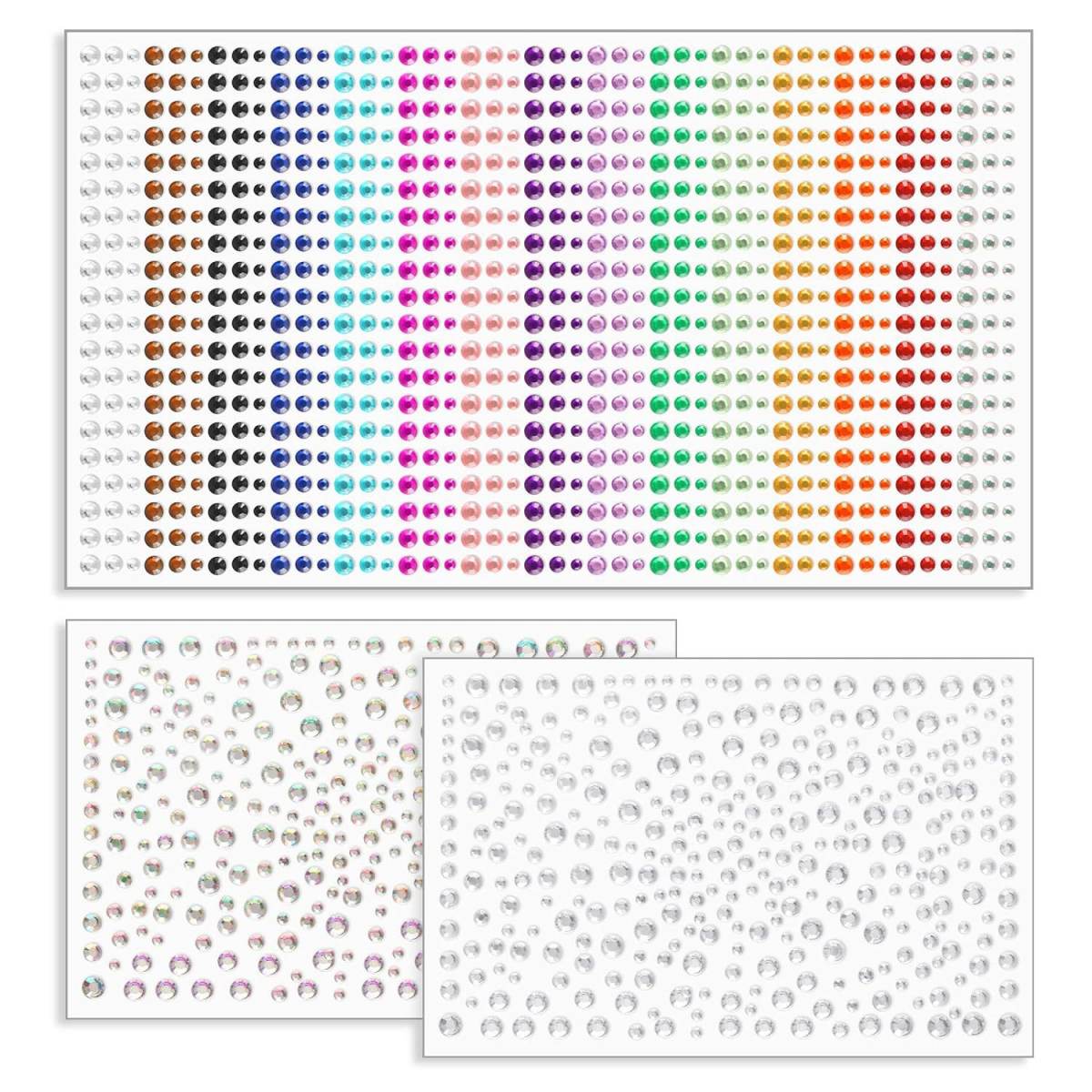 900 Starry Sky Makeup Diamond Stickers