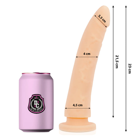 DELTA CLUB - TOYS NATURAL DILDO MEDICAL SILICONE 23 CM -O- 4.5 CM