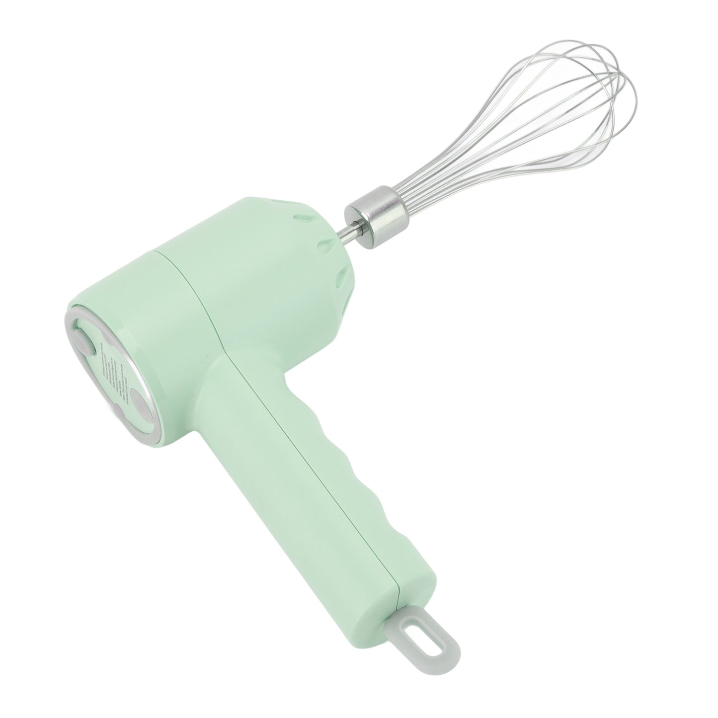 Electric Cordless Hand Mixer 3 Speed Kitchen Handheld Mixer 20W With Egg Beater For Baking Green