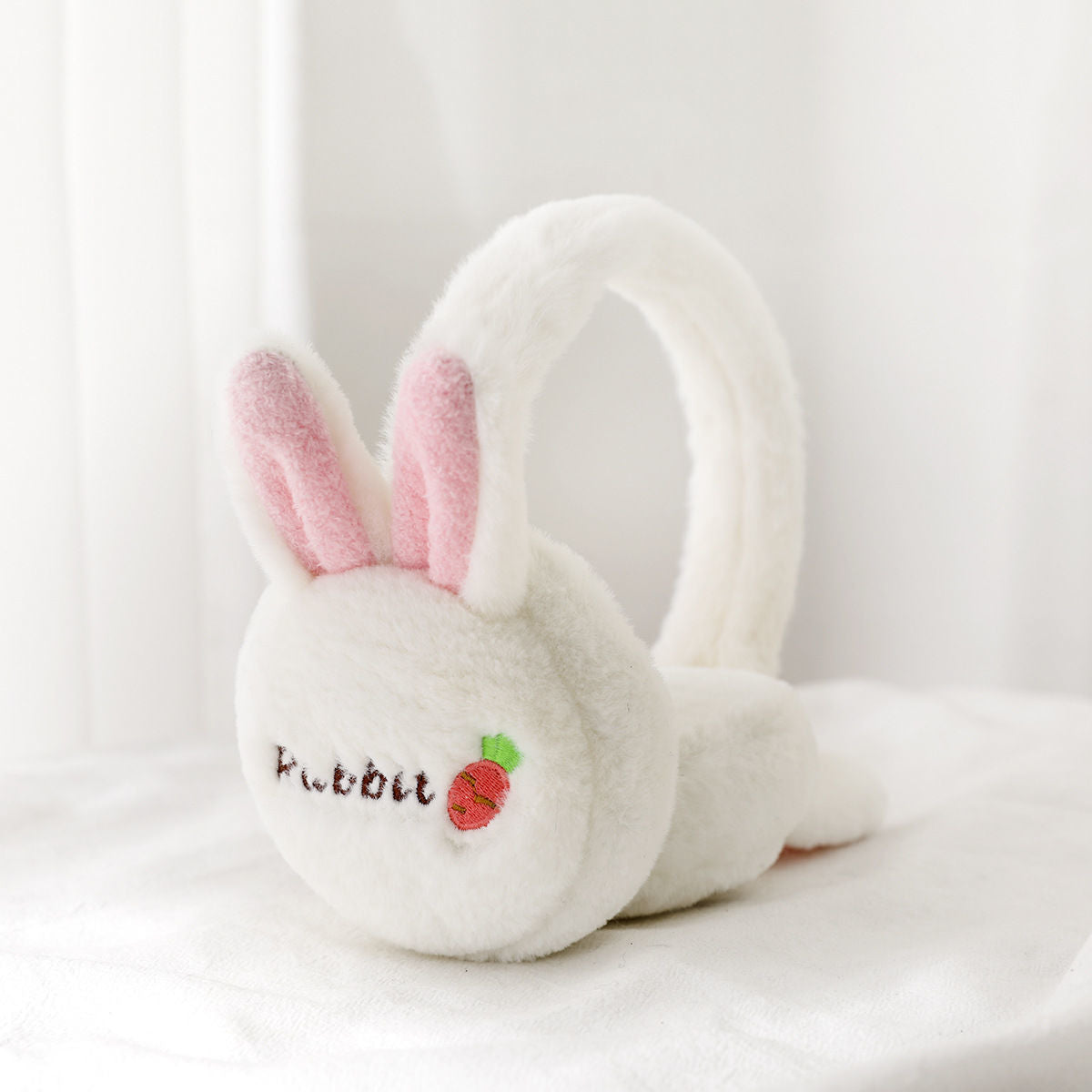 Rabbit Ear Earmuffs For Winter Warmth, Korean Style For Women