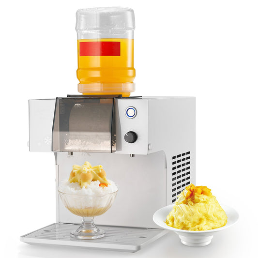 Snowflake Ice Machine, 88LBS/24H Snowflake Ice Maker, Ice-Shaver Machine With Stainless Steel Blade, Electric Snow Cone Maker With 0.48 Gal Tank, 90S Fast Pre-Cooling, For Home & Small Gathering