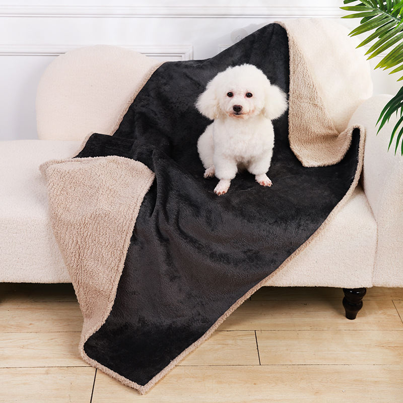 Flannel Fleece Composite Thickened Pet Pad