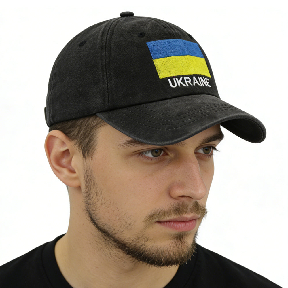 2pcs Ukraine Hats For Men Women, Ukrainian Flag Baseball Cap, Fathers Day Patriotic Christmas Birthday Gifts For Dad Mom Papa Mama Grandpa Husband Wife