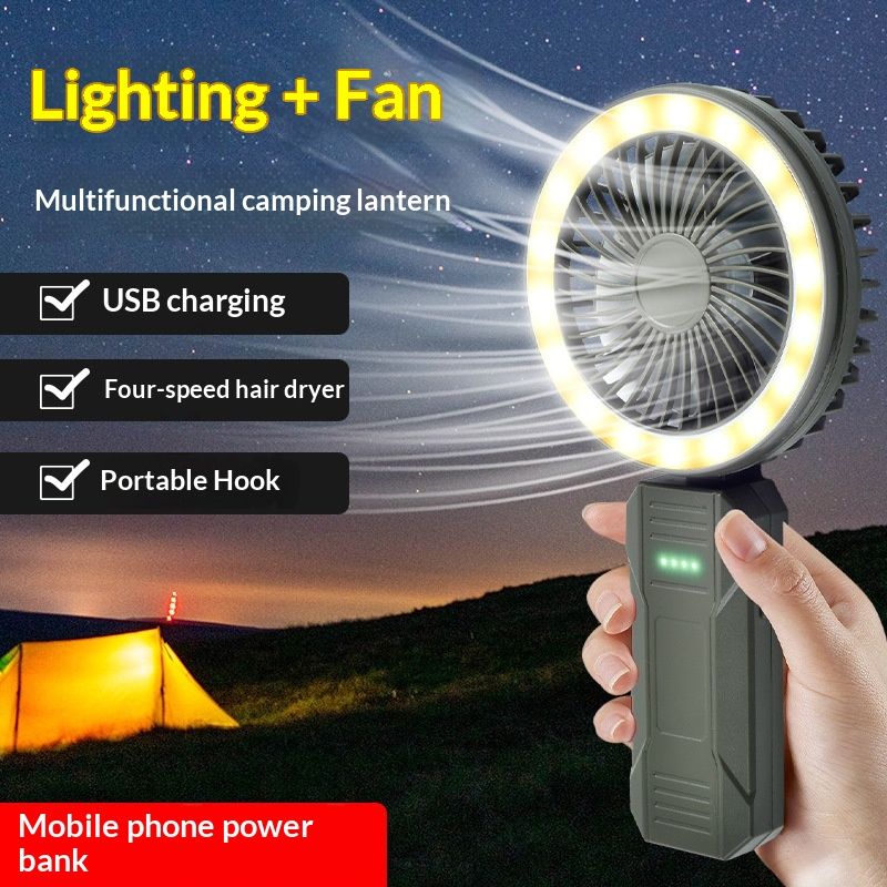 Portable Outdoor Multi-Function New-Style Handheld Fan