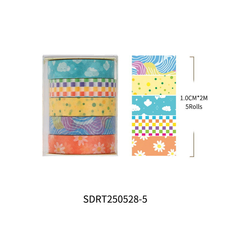 Floral Collage Diary Stickers Korean Ins