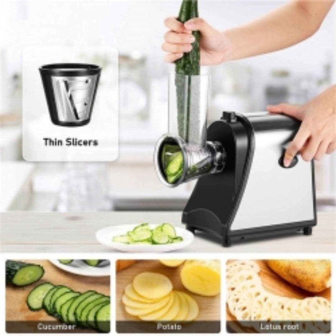 1 0 0 0W Electric Grater Vegetable Food Rotary Drum Grater Chopper Slicer MAX CUT