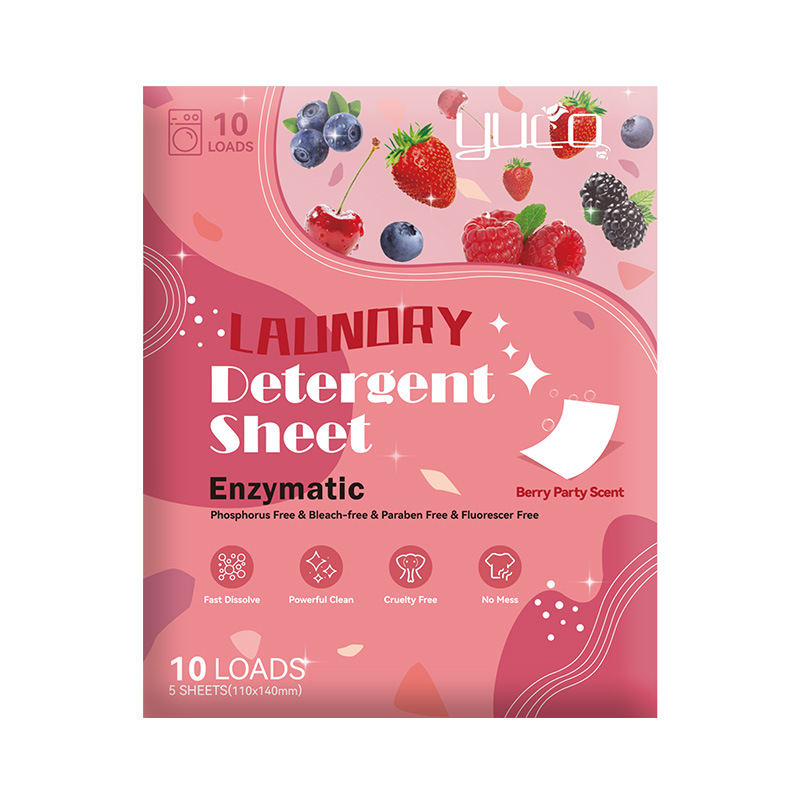 Travel-sized Champagne-scented Laundry Detergent Sheets Set