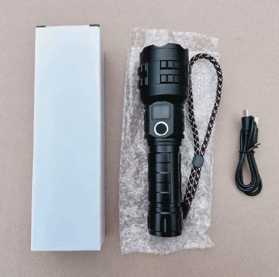 White Laser Flashlight White Laser Charging Status Indicator Aluminum Alloy