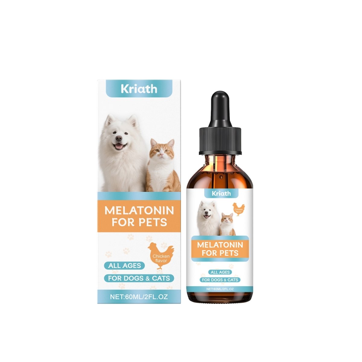 Pet Cat And Dog Melatonin Drops