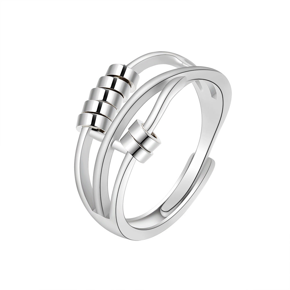 Spinning Creative Ring Three Rings Smart