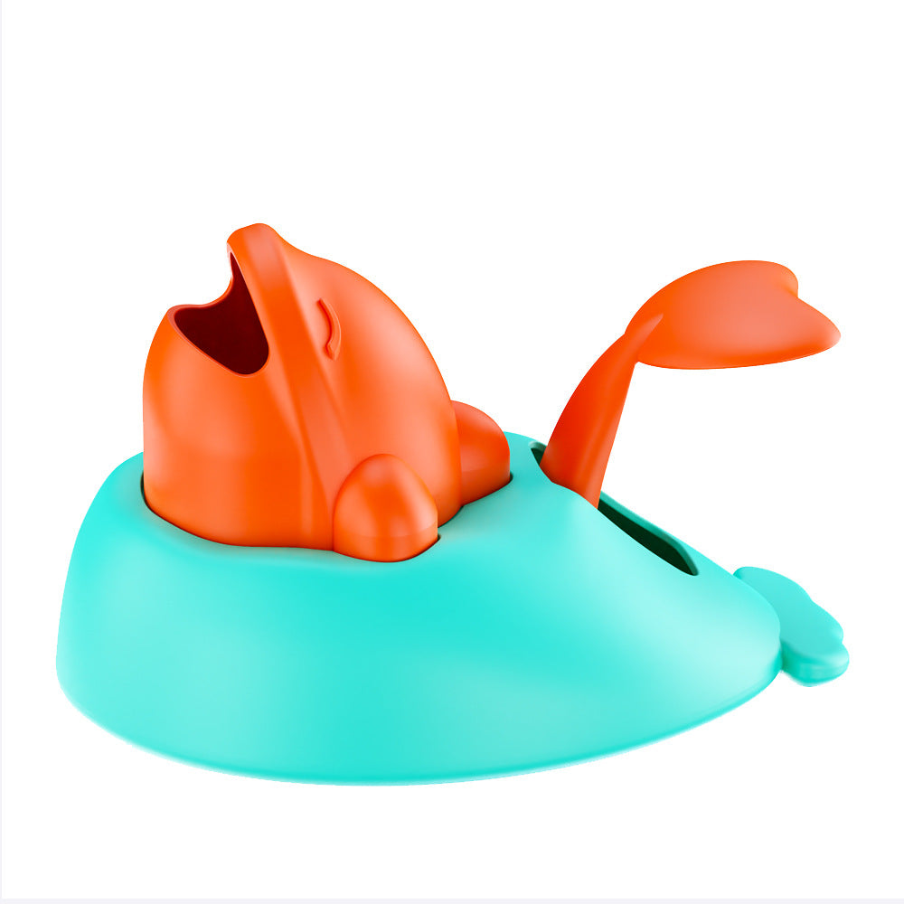 Food-Dispensing Toy Puzzle Freeze-Dried Treat Launcher For Cats And Dogs