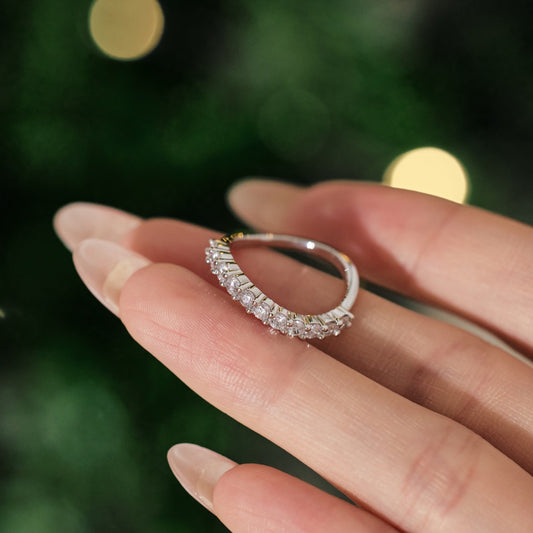 Light Luxury Japanese And Korean S925 Sterling Silver Ring Women's Simple