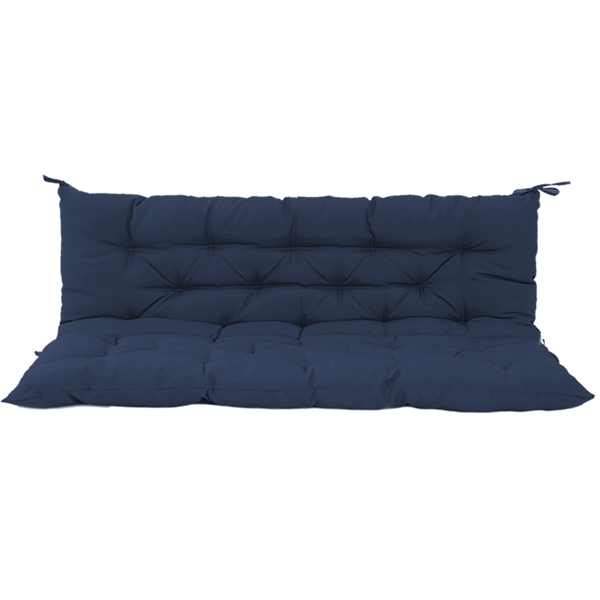 Outdoor Swing Cushions 70 Inch, Waterproof 4inch Thick Porch Swing Cushion Replacement With Backrest And Ties, Comfortable 2-3 Seat Pation Swing Pad For Backyard, Garden, Lawn, Outdoor Furniture