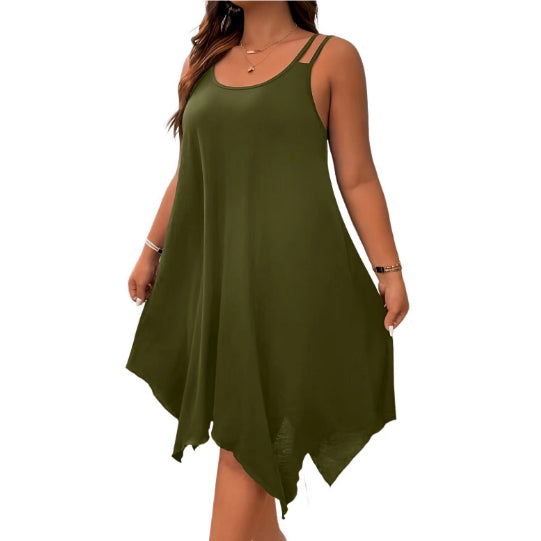 Fashion Plus Size Design Loose And Comfortable Dress