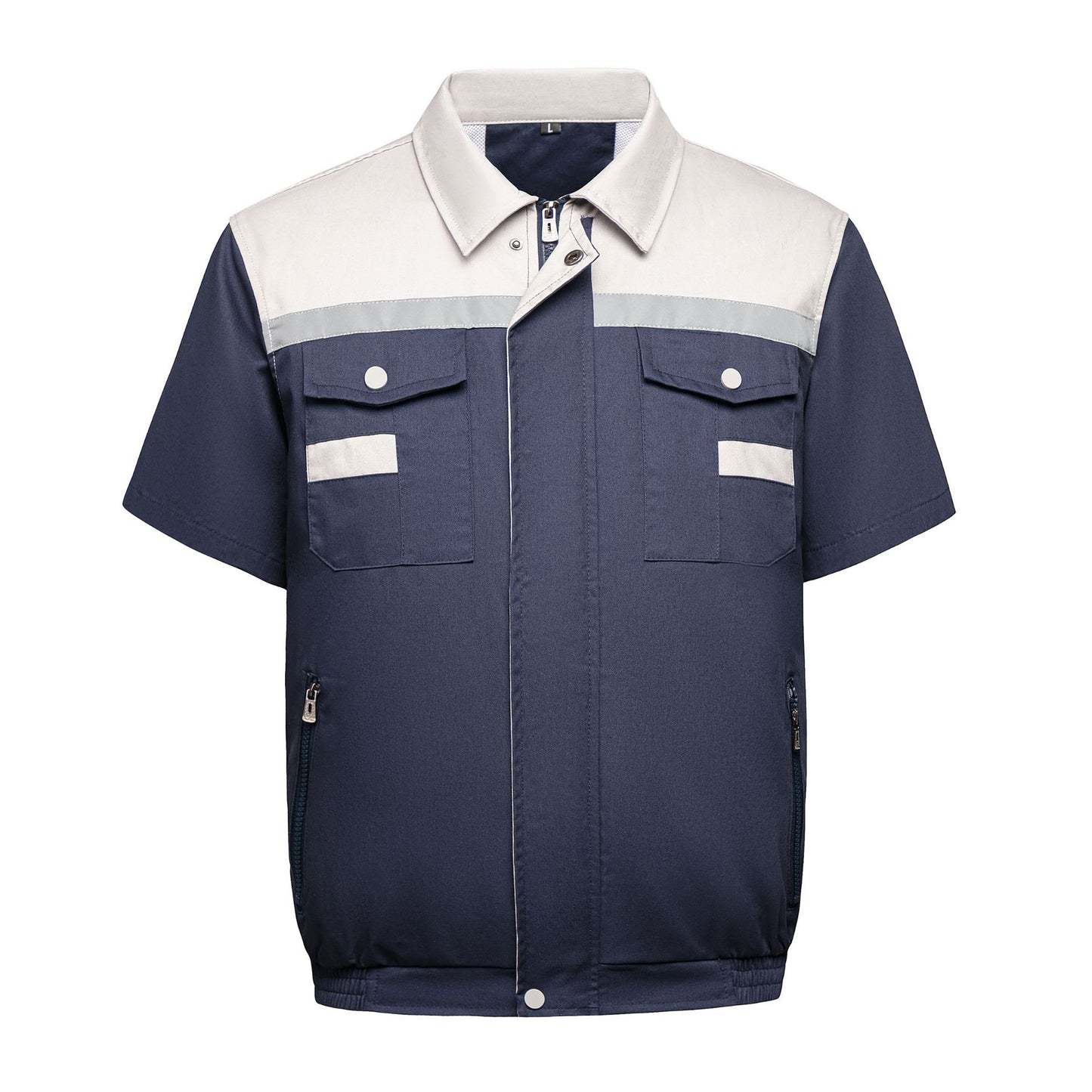 Summer Cooling Jacket With Reflective Stripe Cooling And Heatstroke Prevention Air Conditioning Clothes