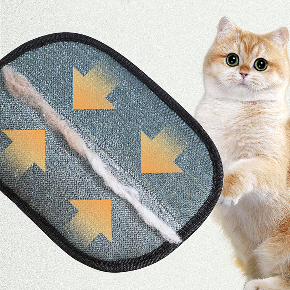 Pet Hair Remover Mitt Pet Hair Remover Gloves Deshedding Brush Glove For Dog Cat Rabbit With Long Short Curly Hair