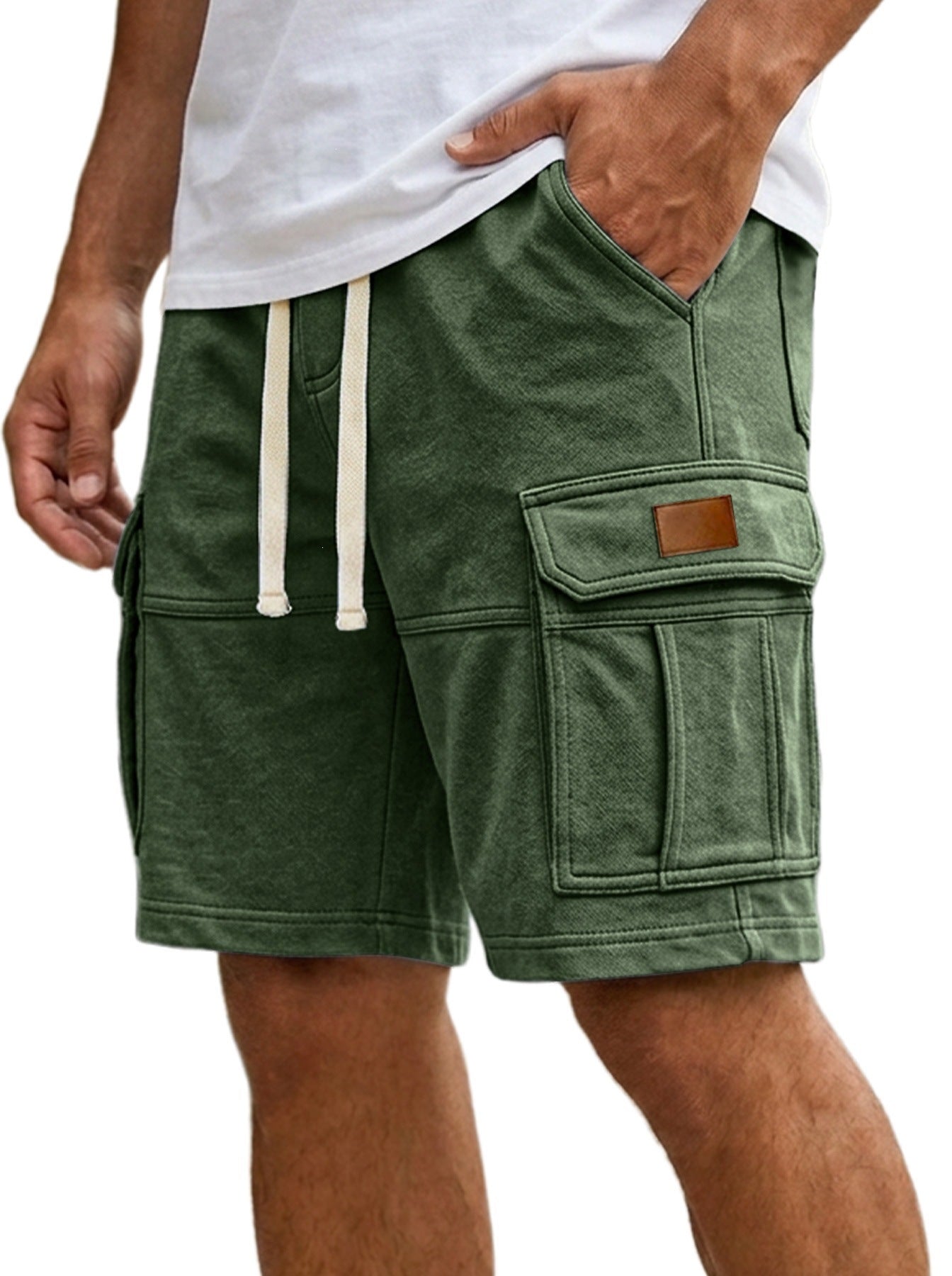 Men's Cargo Shorts With Pockets Fashion Summer Vacation Short Pants